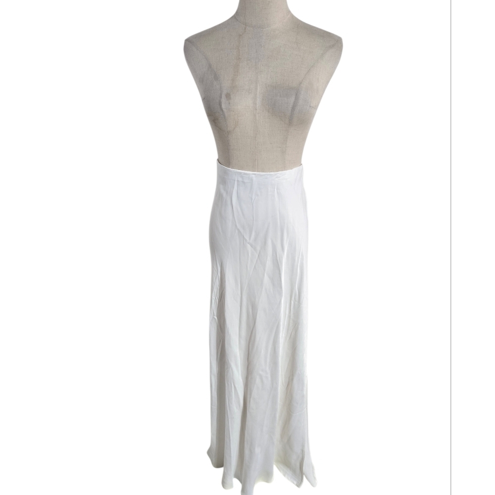 Anthropologie White Maxi Skirt PLUS SIZE NWT